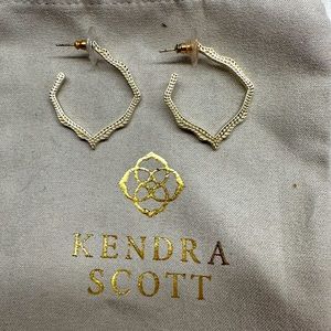 Kendra Scott Miku gold earrings